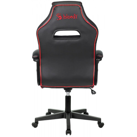 Кресло игровое A4Tech Bloody GC-300 черный/красный эко.кожа/ткань крестов., фото , изображение 6