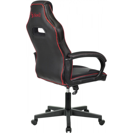 Кресло игровое A4Tech Bloody GC-300 черный/красный эко.кожа/ткань крестов., фото , изображение 7