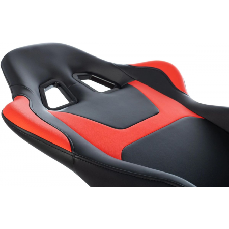 Кресло игровое Zombie Game Penta черный/красный эко.кожа с подголов. крестов. пластик, фото , изображение 15