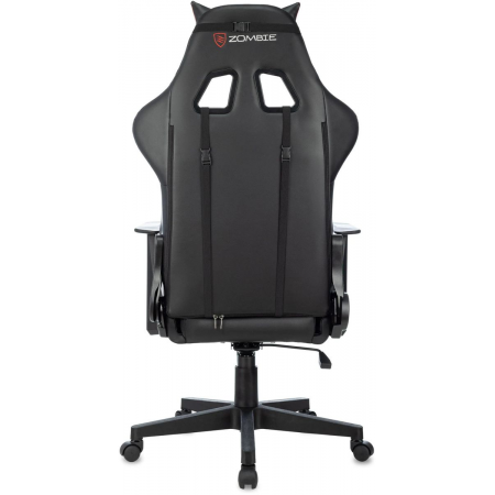 Кресло игровое Zombie Game Penta черный/красный эко.кожа с подголов. крестов. пластик, фото , изображение 6