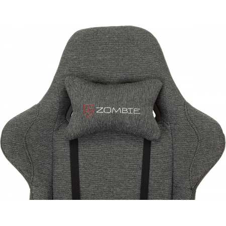 Кресло игровое Zombie Neo серый 3C1 крестов. пластик, фото , изображение 9