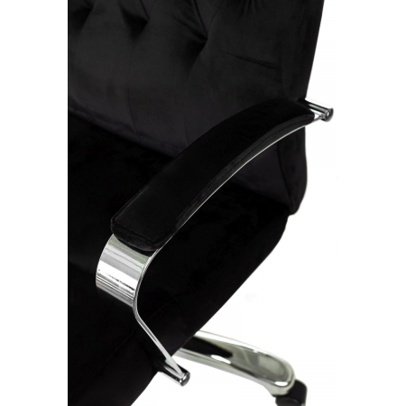 Кресло руководителя Бюрократ T-9928SL Fabric черный Italia Black крестов. металл хром, фото , изображение 5