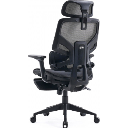 Кресло Cactus CS-CHR-MC01-GYBK серый сиденье черный с подголов. крестов., фото , изображение 5