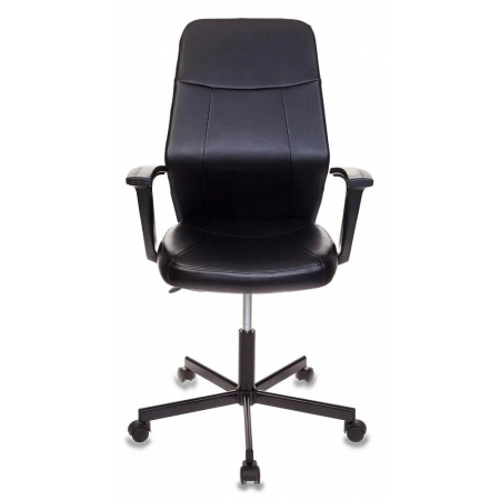 Кресло Бюрократ CH-605/BLACK черный искусственная кожа крестовина металл, фото , изображение 2