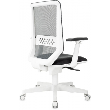 Кресло Бюрократ MC-W611N темно-серый TW-04 38-417 сетка/ткань крестовина пластик пластик белый, фото , изображение 4