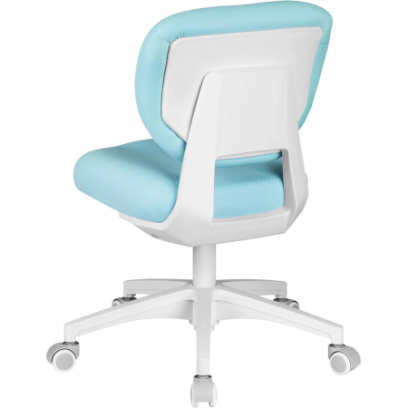 Кресло детское Cactus CS-CHR-3594BL голубой крестов. пластик белый, фото , изображение 2