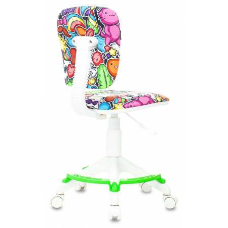 Кресло детское Бюрократ CH-W204/F мультиколор маскарад крестовина пластик подст.для ног пластик белый, фото , изображение 4