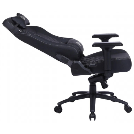 Кресло игровое Cactus CS-CHR-0112BL черный сиденье черный эко.кожа с подголов. крестовина металл пластик черный, фото , изображение 5