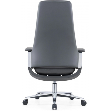 Кресло руководителя Cactus CS-LBK-KYOTO кожа крестов. алюминий, фото , изображение 4