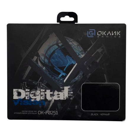 Коврик для мыши Оклик OK-F0251 черный 250x200x3мм, фото , изображение 6