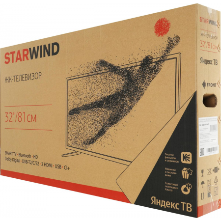 Телевизор LED Starwind 32 SW-LED32SG305 Яндекс.ТВ Frameless черный HD 60Hz DVB-T DVB-T2 DVB-C DVB-S DVB-S2 USB WiFi Smart TV, фото , изображение 18
