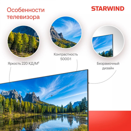 Телевизор Starwind 40" (101см) SW-LED40SG300, фото , изображение 5