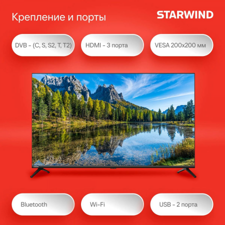 Телевизор Starwind 43" (109см) SW-LED43SG300, фото , изображение 6