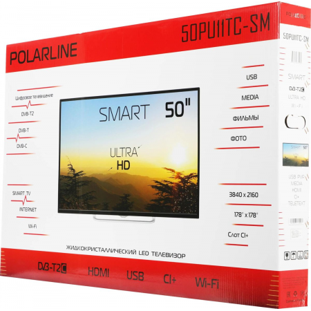 Телевизор Polarline 50" (127см) 50PU11TC-SM, фото , изображение 19