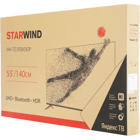 Телевизор LED Starwind 55 SW-LED55UG403 Яндекс.ТВ Frameless черный 4K Ultra HD 60Hz DVB-T DVB-T2 DVB-C DVB-S DVB-S2 USB WiFi Smart TV, фото , изображение 26 Телевизор LED Starwind 55 SW-LED55UG403 Яндекс.ТВ Frameless черный 4K Ultra HD 60Hz DVB-T DVB-T2 DVB-C DVB-S DVB-S2 USB WiFi Smart TV, фото , изображение 26