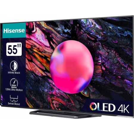 Телевизор HISENSE 55 OLED/4K/Hotel/UHD 3840x2160 TV Bluetooth Wi-Fi Direct VIDAA черный 55A85K, фото , изображение 4