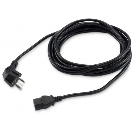 Кабель Buro BU-PCAB-5M-16A IEC C13 Евровилка угловой 5м, фото , изображение 2