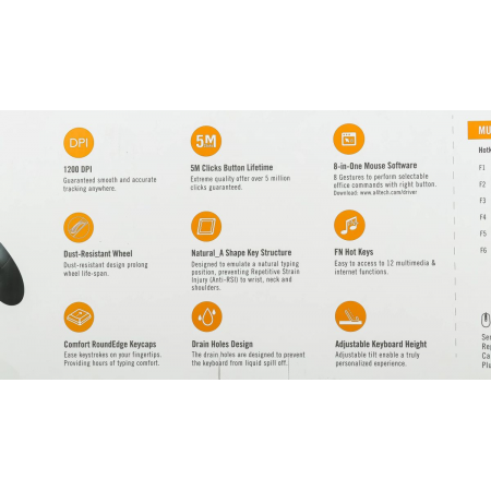 Клавиатура + мышь A4Tech KRS-8372, фото , изображение 16