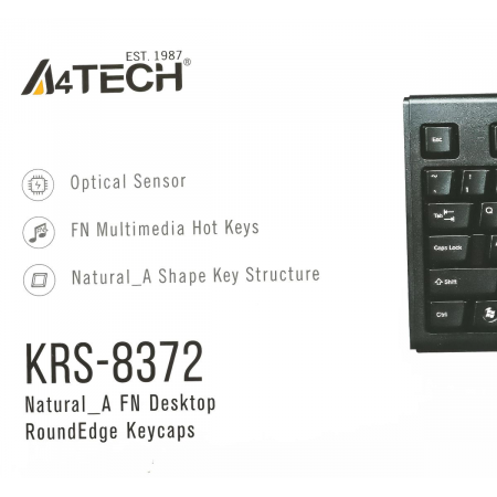 Клавиатура + мышь A4Tech KRS-8372, фото , изображение 17