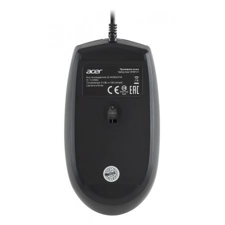 Клавиатура+мышь проводная Acer OMW141 черный, фото , изображение 9