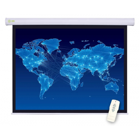 Экран Cactus 127x127см Motoscreen CS-PSM-127X127 1:1 настенно-потолочный рулонный белый, фото 