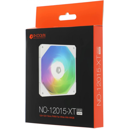 Вентилятор для корпуса ID-COOLING NO Series NO-12015-XT ARGB SNOW, фото , изображение 15