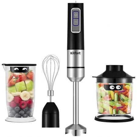 Блендер погружной Kitfort КТ-3052 1000Вт черный, фото 