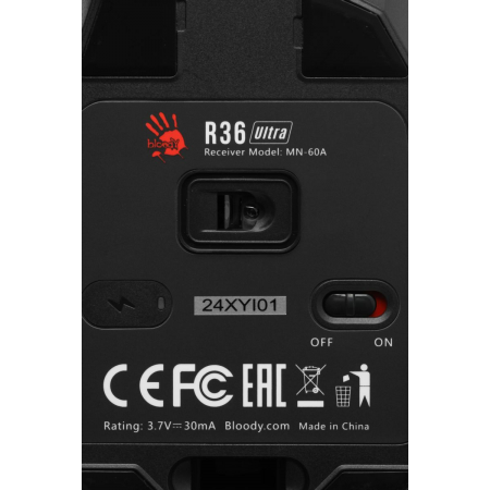 Мышь A4Tech Bloody R36 Ultra черный оптическая (12000dpi) беспроводная USB (7but), фото , изображение 25