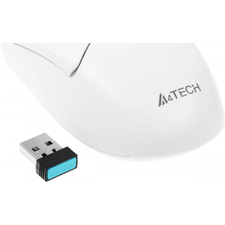 Мышь A4Tech Fstyler FB12 белый оптическая (1200dpi) беспроводная BT/Radio USB (3but), фото , изображение 9