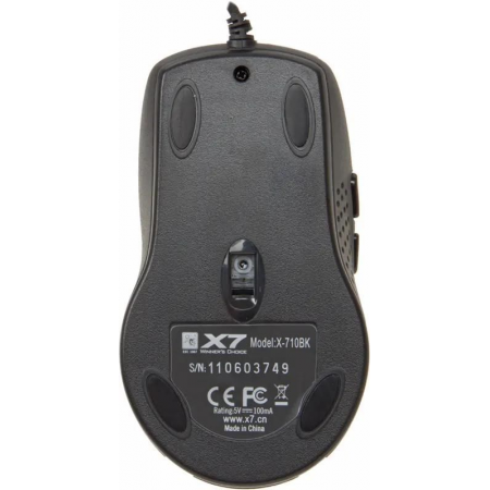 Мышь проводная A4Tech X-710BK Чёрный, фото , изображение 6