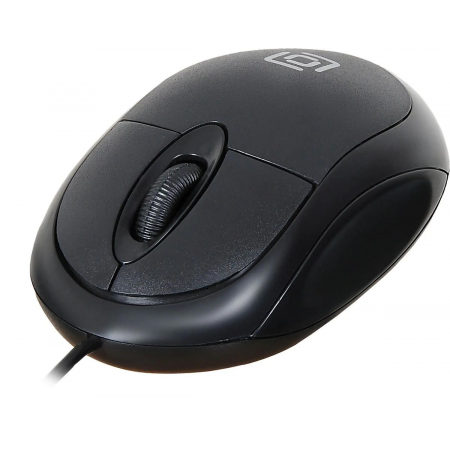 Мышь Оклик 105S черный оптическая (800dpi) USB для ноутбука (3but), фото , изображение 9