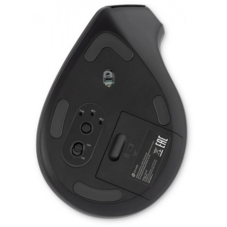 Мышь Оклик 991MW серый оптическая (2400dpi) silent беспроводная BT/Radio USB для ноутбука (7but), фото , изображение 5