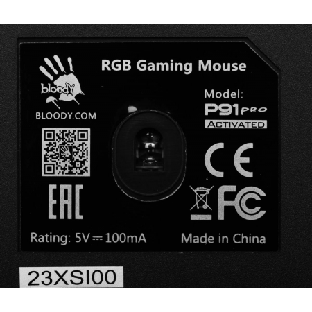 Мышь проводная A4Tech Bloody P91 Pro Чёрный, фото , изображение 14