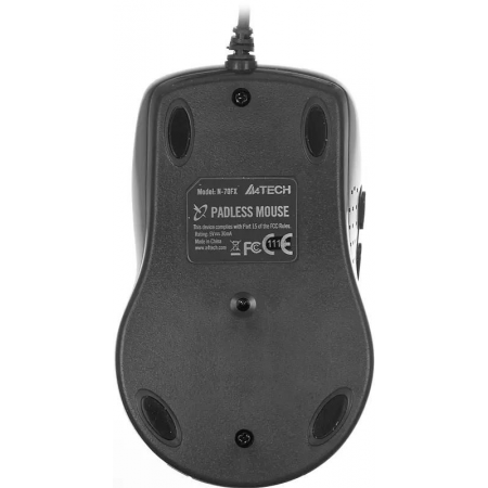 Мышь проводная A4Tech N-70FX Чёрный, фото , изображение 2