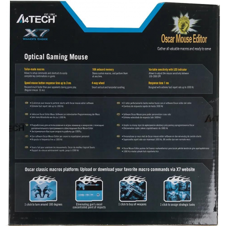 Мышь проводная A4Tech X-710MK (X-710MK USB) Чёрный, фото , изображение 9