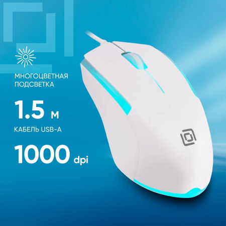 Мышь  Oklick 245M White, фото , изображение 2