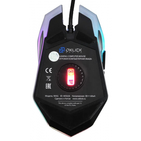 Мышь  Oklick 905G INVASION Black, фото , изображение 16