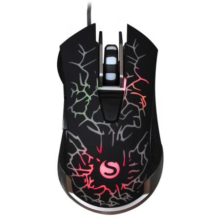 Мышь SunWind SW-M705G черный оптическая (3600dpi) USB для ноутбука (6but), фото , изображение 3