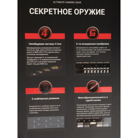 Мышь A4Tech Bloody W70 Max белый оптическая (10000dpi) USB Черный, фото , изображение 17