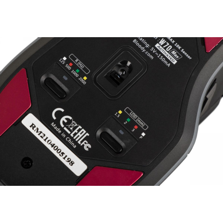 Мышь A4Tech Bloody W70 Max белый оптическая (10000dpi) USB Черный, фото , изображение 10