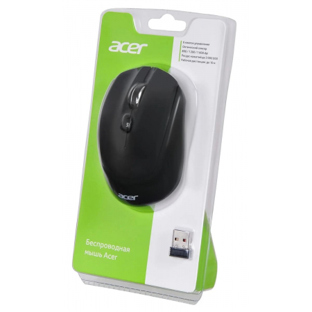 Мышь беспроводная Acer OMR040 (ZL.MCEEE.00A) чёрный, фото , изображение 8