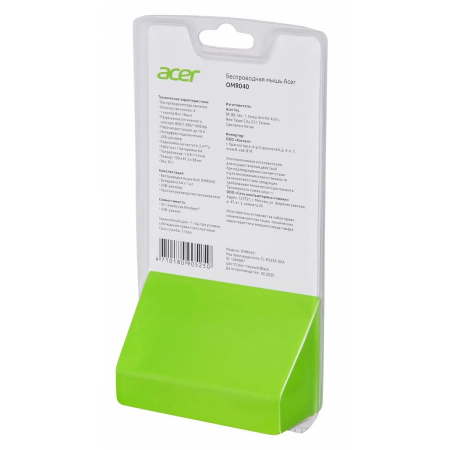 Мышь беспроводная Acer OMR040 (ZL.MCEEE.00A) чёрный, фото , изображение 10