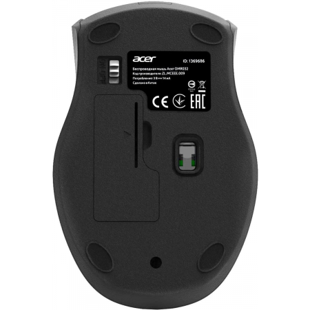 Мышь беспроводная Acer OMR032 (ZL.MCEEE.009) Красный, Чёрный, фото , изображение 3
