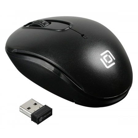 Мышь Оклик 505MW черный оптическая (1000dpi) беспроводная USB для ноутбука (3but) Черный, фото , изображение 6