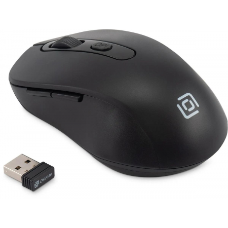 Мышь Оклик/Oklick 677MW черный оптическая (1600dpi) беспроводная USB (6but), фото , изображение 6