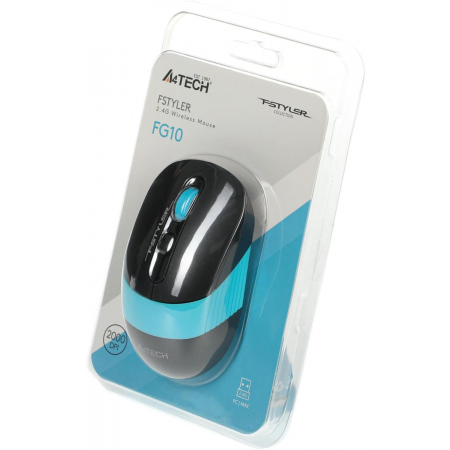 Мышь беспроводная A4Tech Fstyler FG10 Чёрный, фото , изображение 12