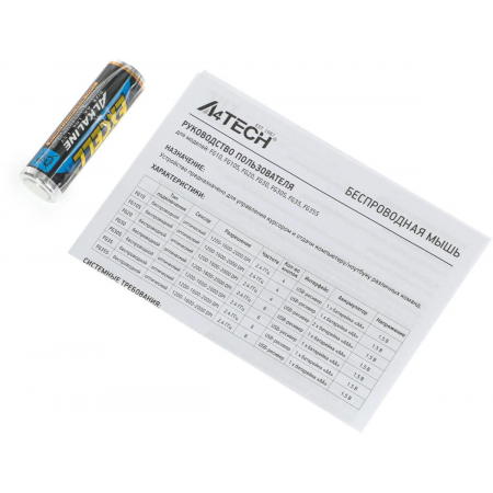 Мышь беспроводная A4Tech Fstyler FG10 Чёрный, фото , изображение 15