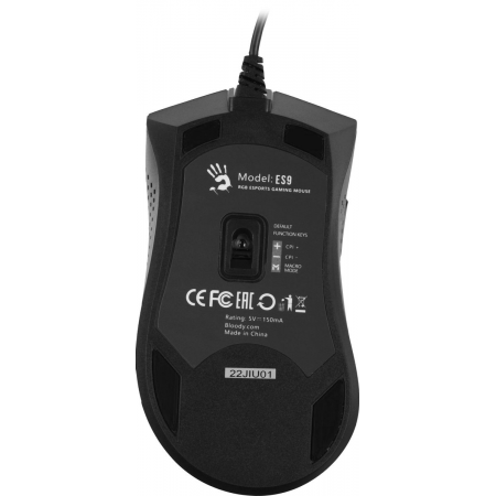 Мышь A4Tech Bloody ES9 Plus черный оптическая (10000dpi) USB, фото , изображение 14