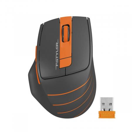 Мышь беспроводная A4Tech Fstyler FG30 ORANGE, фото , изображение 2