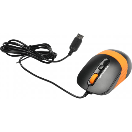 Мышь  A4Tech Fstyler FM10 Black/Orange, фото , изображение 3